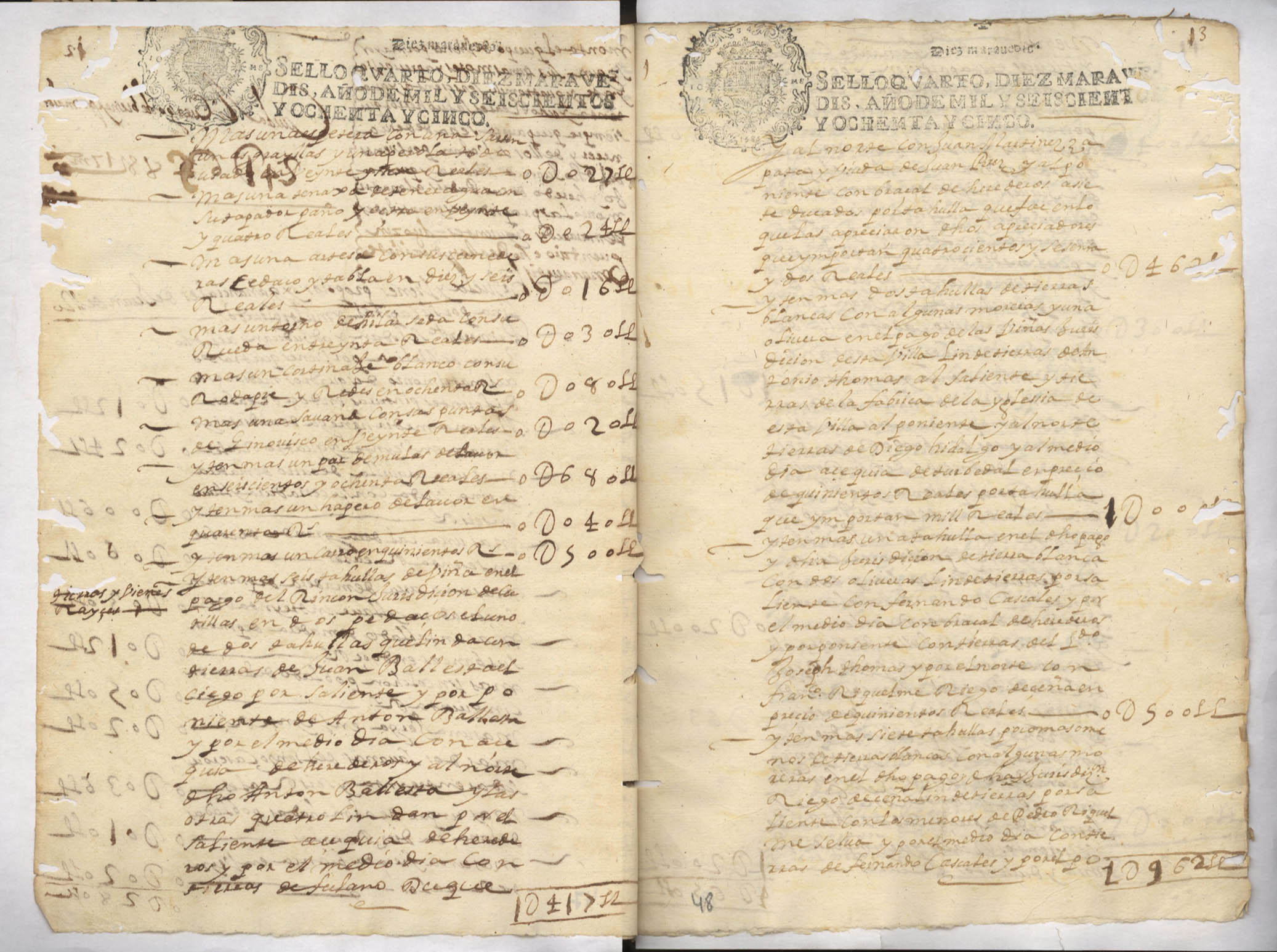 Registro de inventarios y particiones de bienes, Alcantarilla. Años 1633-1707.